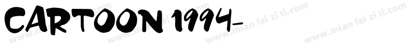 CARTOON 1994字体转换